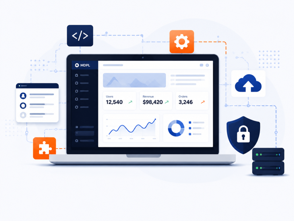 custom web development banner